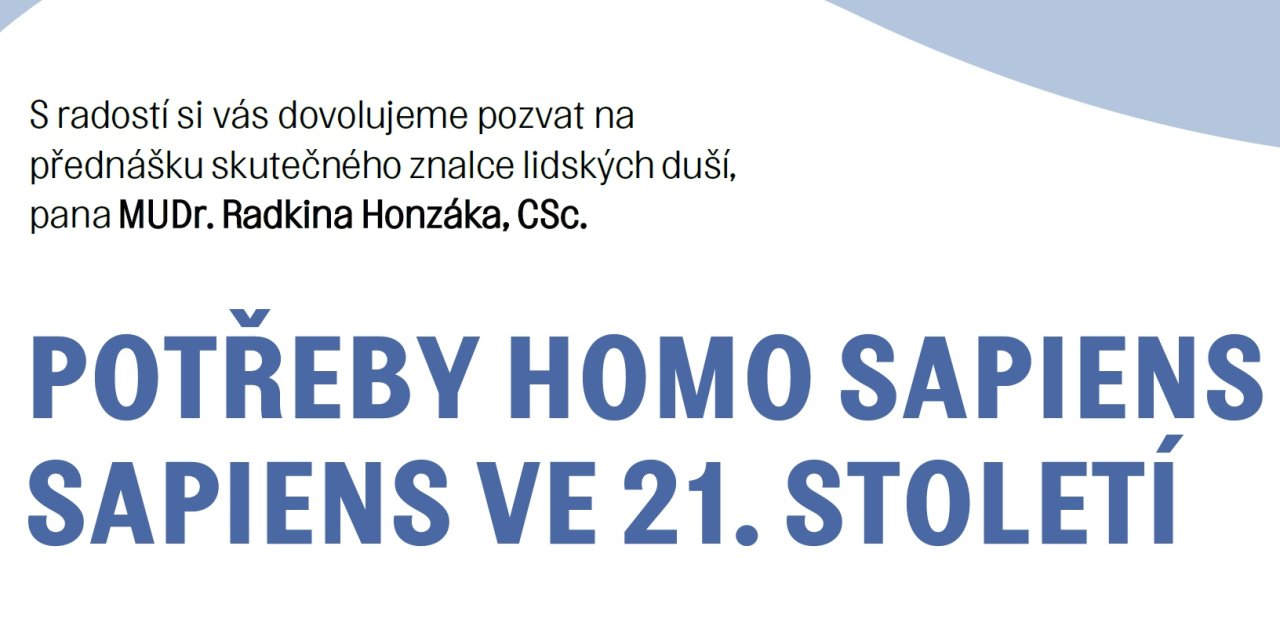 Přednáška Radkina Honzáka Přednáška Radkina Honzáka