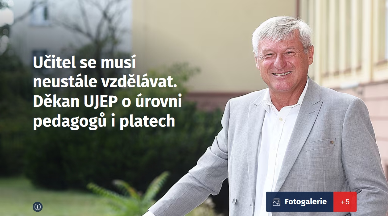 Rozhovor s děkanem na iDnes.cz